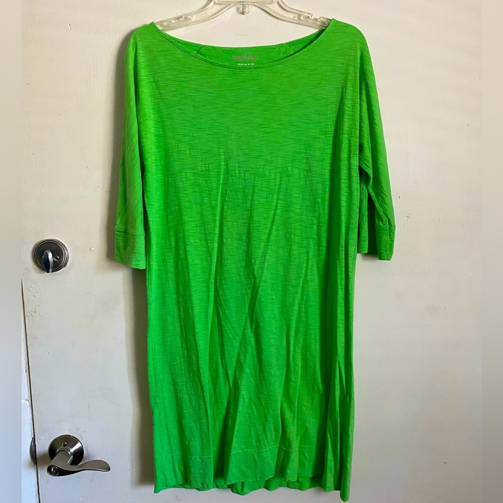 M green Lilly Pulitzer tshirt dress